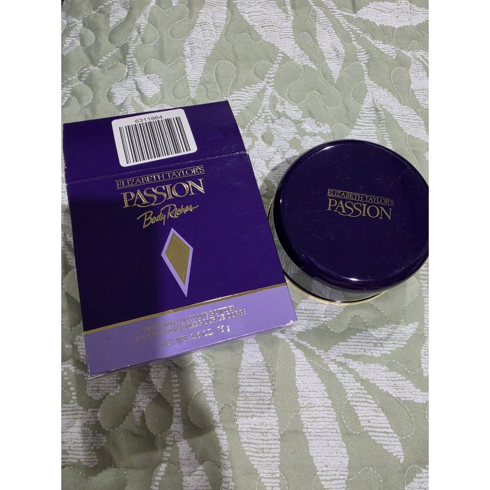 Elizabeth Taylor's Passion Body Riches Perfumed Dusting Powder New